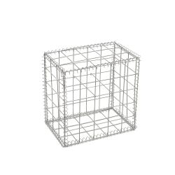 Gabion cage ( 50 cm x 30 cm x 50 cm ) - Maille : Carré 10 cm X 10 cm - Fixation : Agrafes - Ø de fil : 4 mm