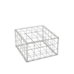 Gabion cage ( 50 cm x 50 cm x 30 cm ) - Maille : Carré 10 cm X 10 cm - Fixation : Agrafes - Ø de fil : 4 mm