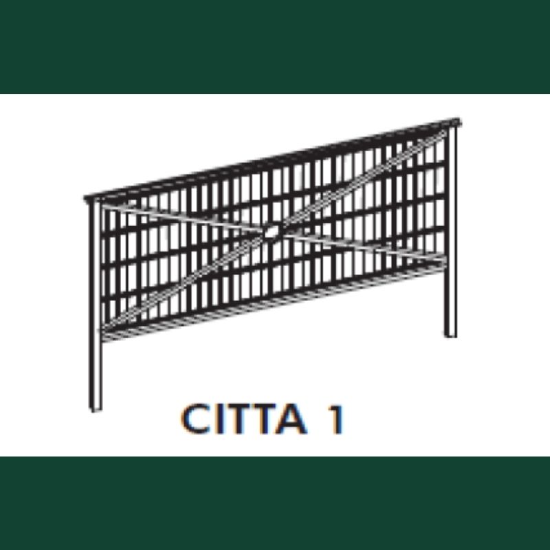 BARRIERE URBAINE CITTA 1 - h1 x l1 mètre - Vert