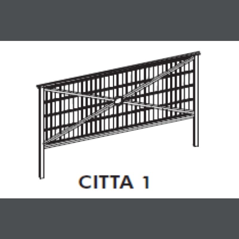 BARRIERE URBAINE CITTA 1 - h1 x l1 mètre - Gris