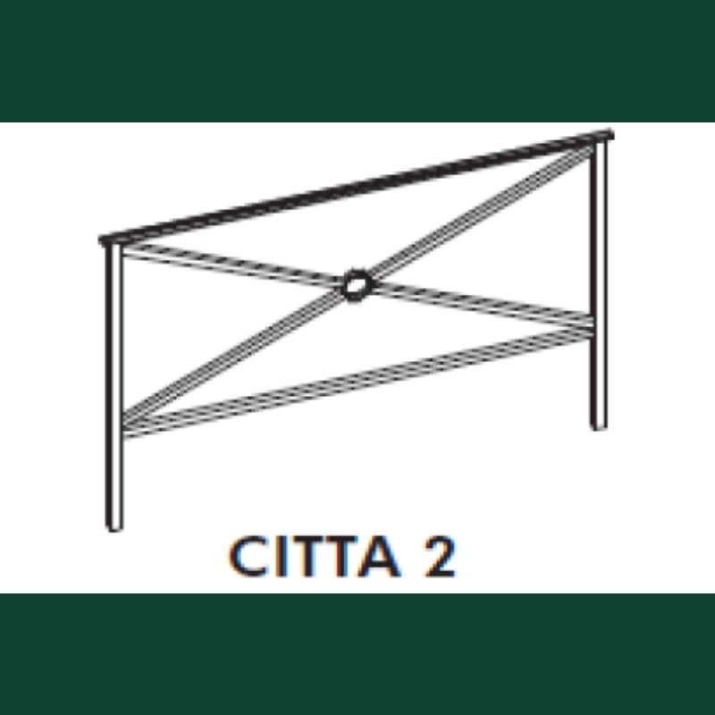 BARRIERE URBAINE CITTA 2 - h1 x l1 mètre - Vert