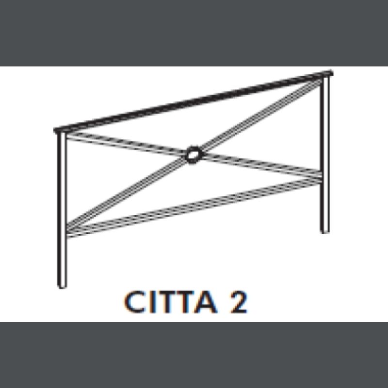 BARRIERE URBAINE CITTA 2 - h1 x l1 mètre - Gris