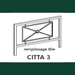 BARRIERE URBAINE CITTA 3 - h1 x l2 mètres - Vert