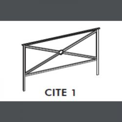 BARRIERE URBAINE CITE 1 - h1 x l1 mètre - Gris