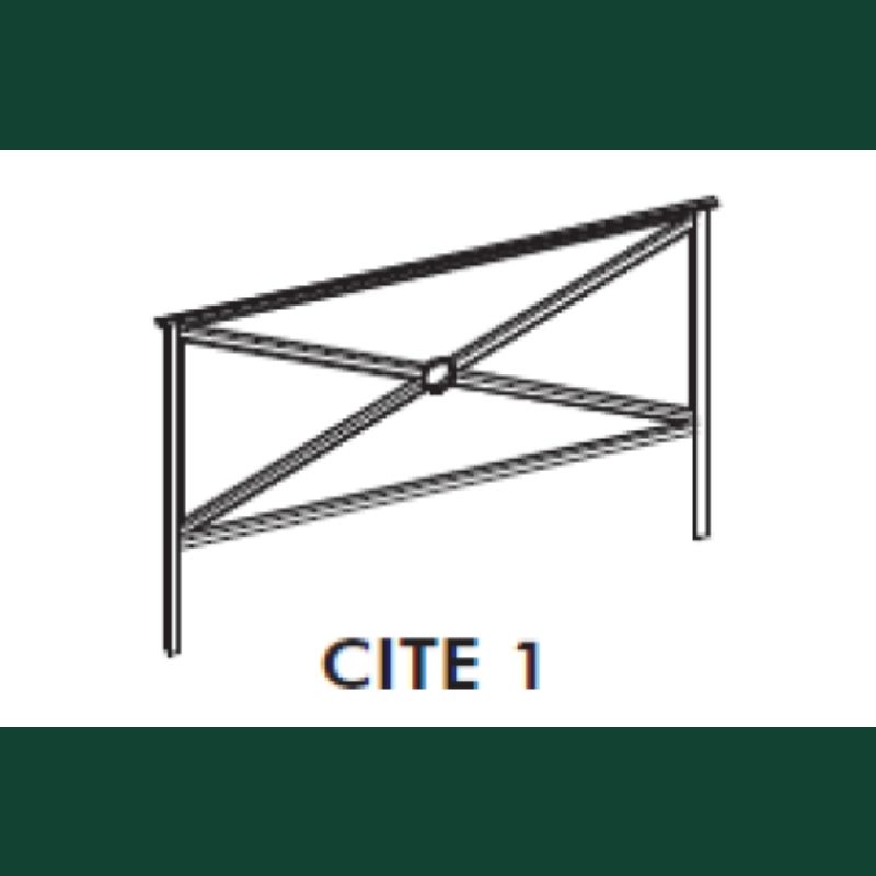 BARRIERE URBAINE CITE 1 - h1 x l1 mètre - Vert