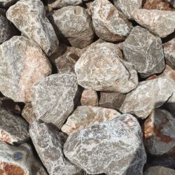 Gabion monté, rempli vibré et compacté- L200 x l 100 x H 100 cm - Maille : 5 x 20 cm - fil 5,5 mm crapal premium