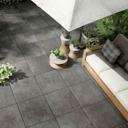 Carrelage grés cérame Mirage - OFFICINE DARK OF03 - 60x60x2 cm